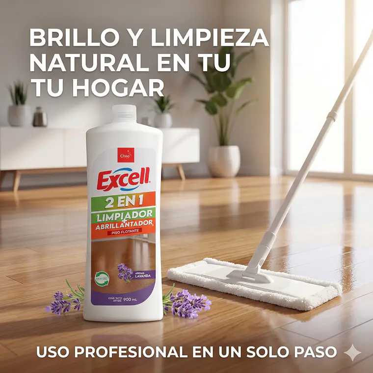 Limpiador y Abrillantador Piso Flotante Lavanda 900cc 7