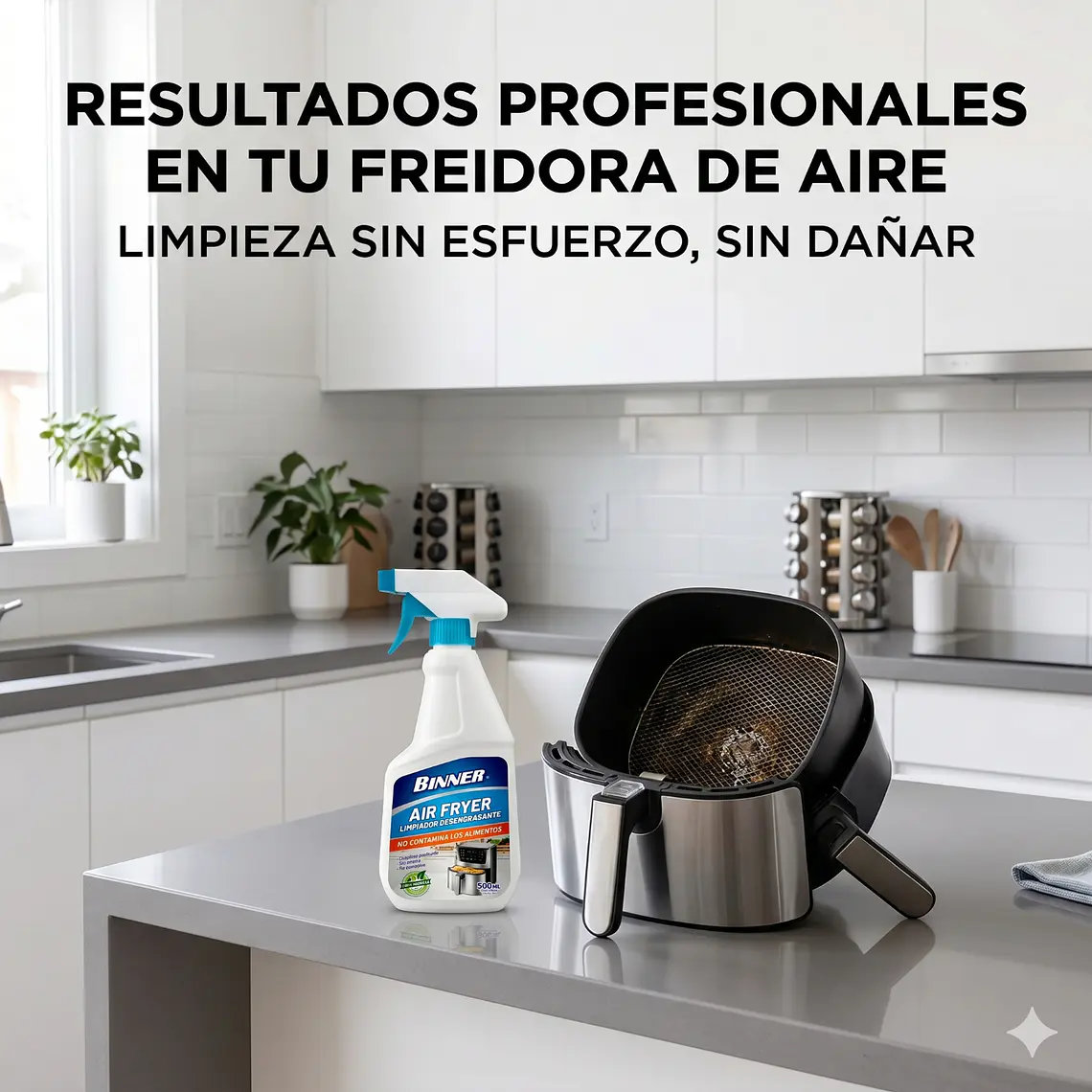Limpiador De Freidora De Aire Binner 500ml 7