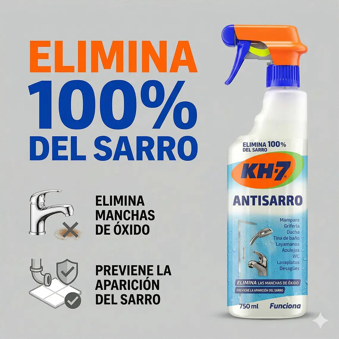Limpiador Antisarro Kh7 750ml 2