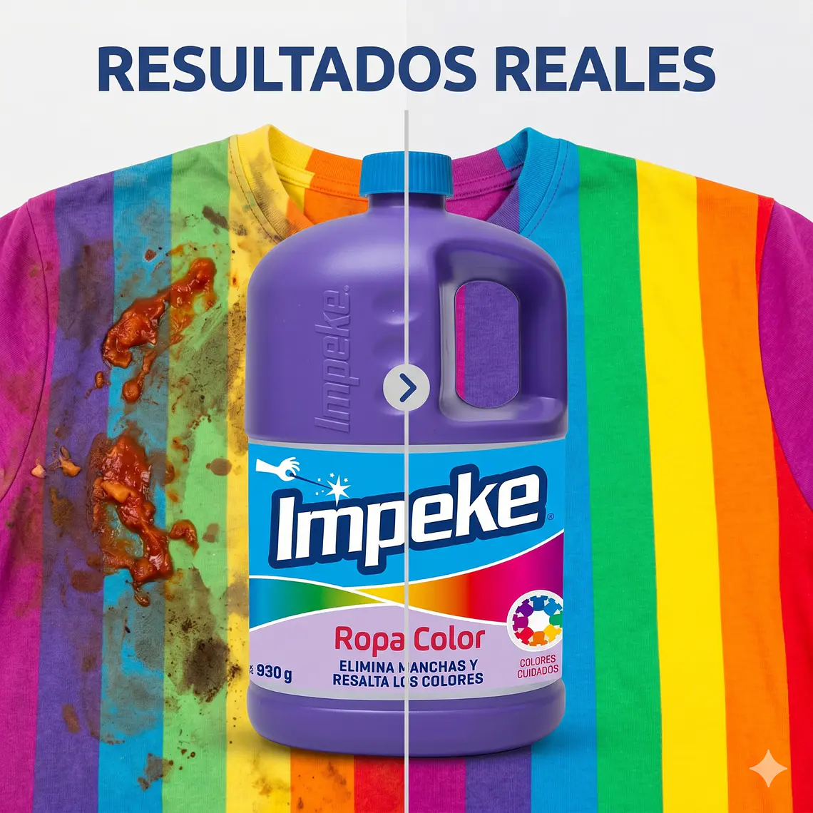 Quitamanchas Ropa Color 930gr Impeke 5