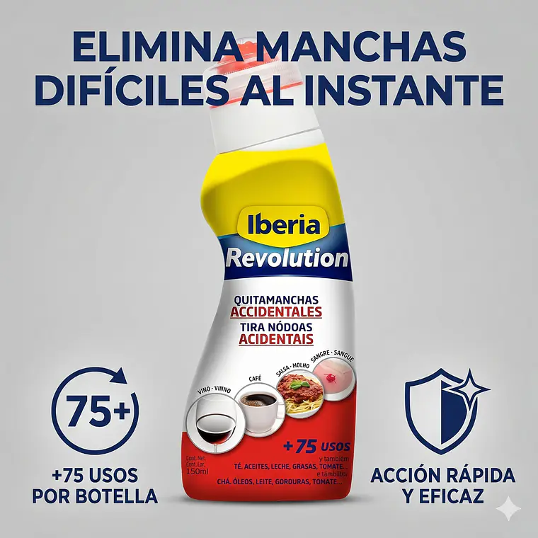 Quitamanchas Accidentales Iberia Revolution 150 Ml 2