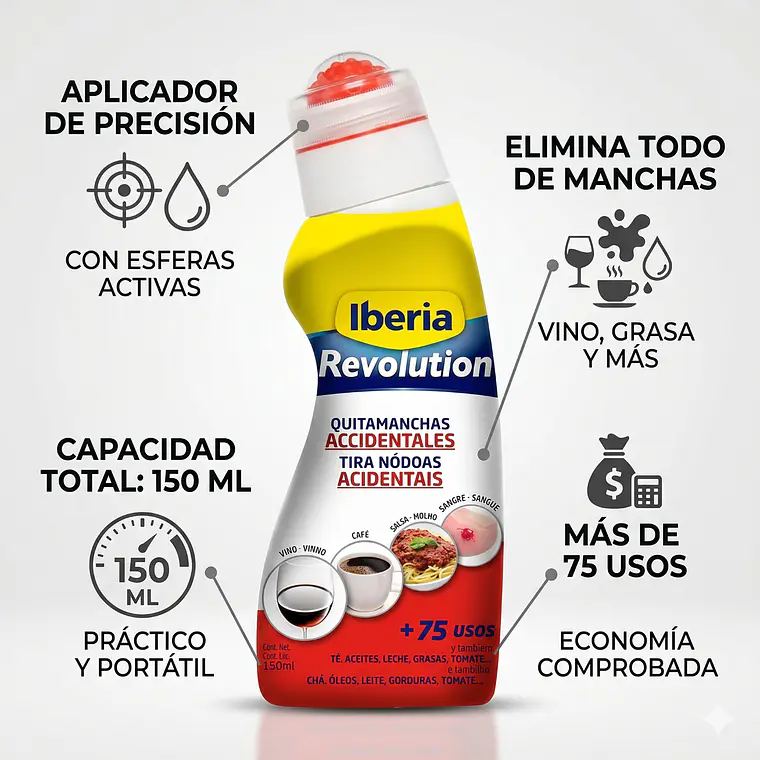 Quitamanchas Accidentales Iberia Revolution 150 Ml 4