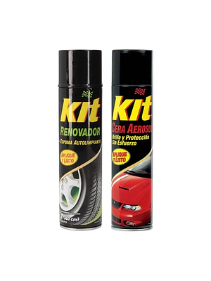 Pack Renovador de Neumáticos + Cera en Aerosol 360ml
