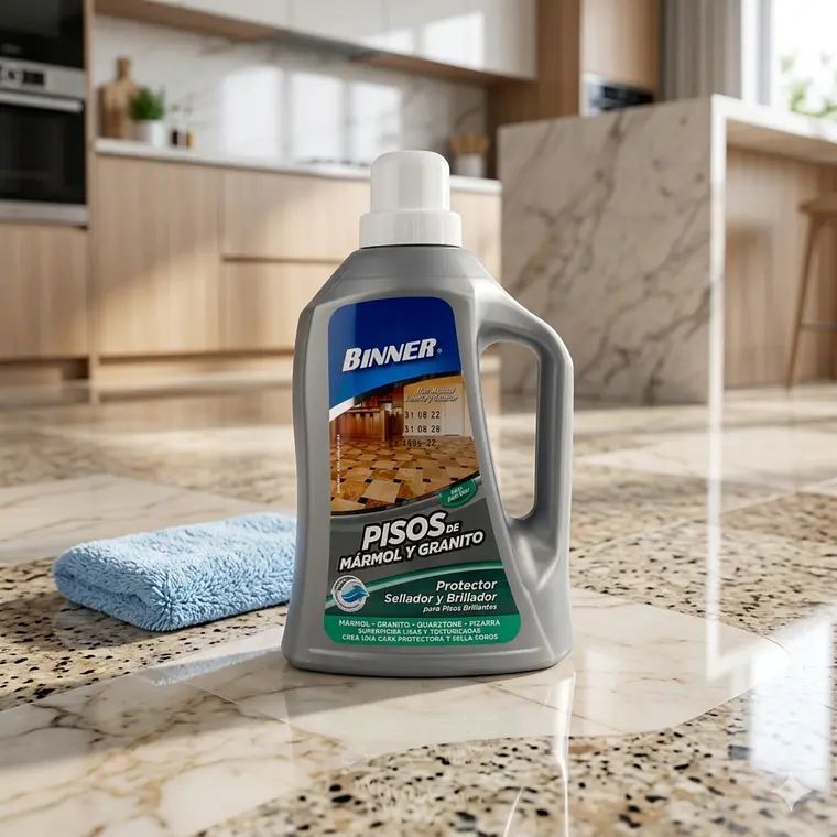 Protector, Sellador Y Abrillantador De Marmol Y Granito 1l 7