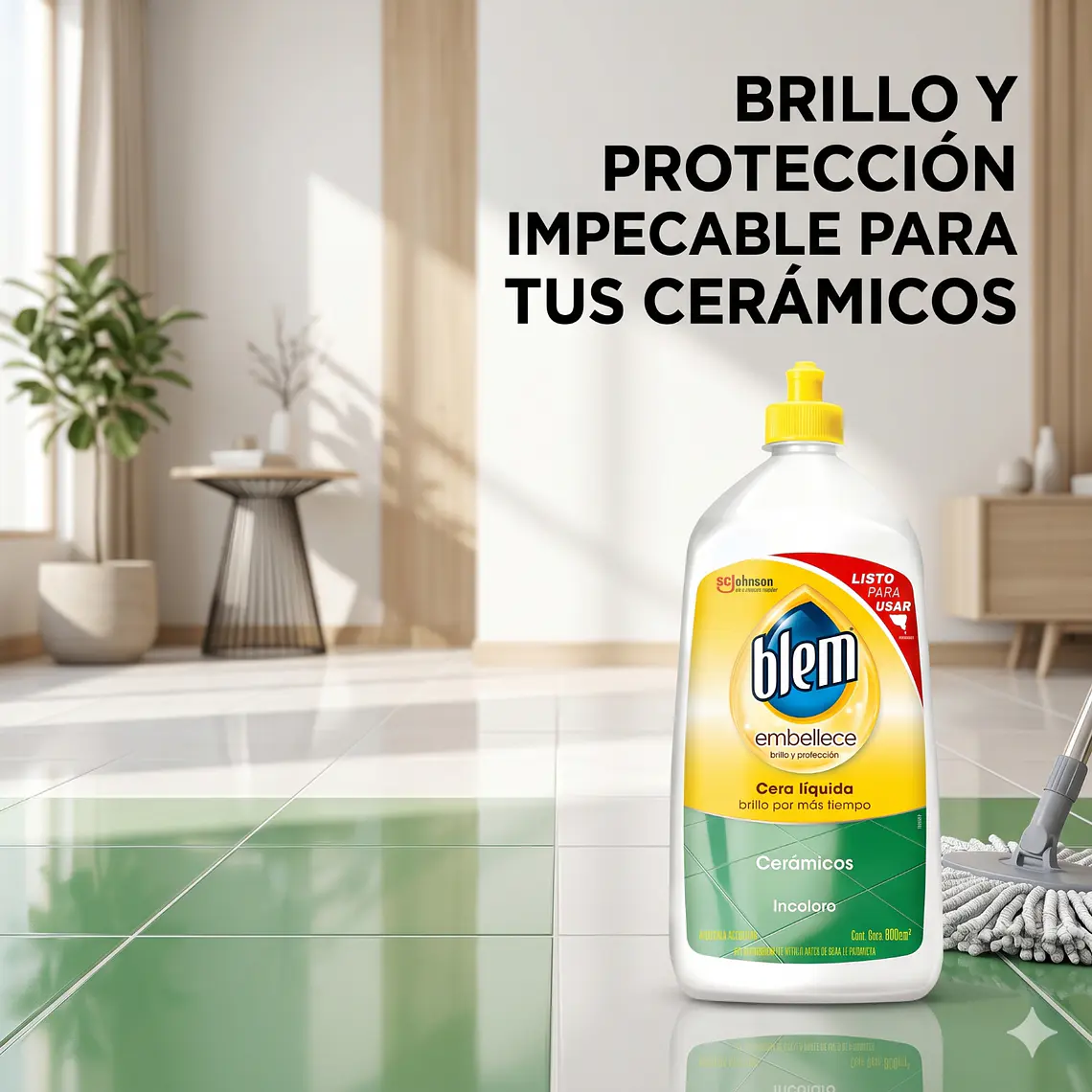 Blem Cera Líquida Incolora para Cerámicos 800ml 7