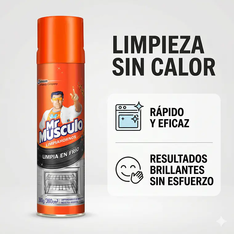 Limpiador De Hornos Mr. Musculo 360 Ml 2