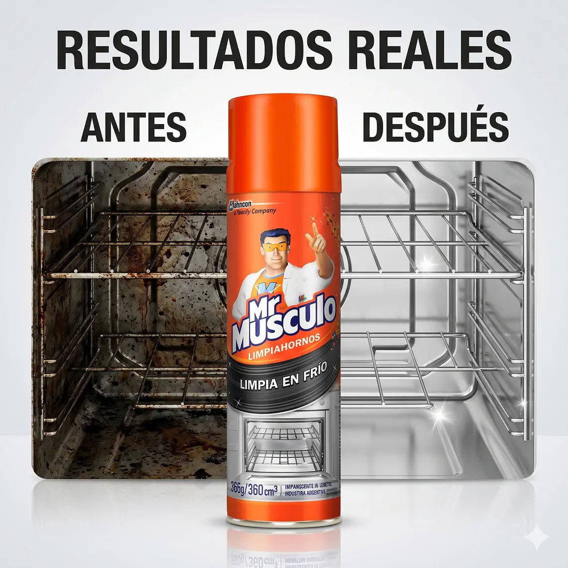 Limpiador De Hornos Mr. Musculo 360 Ml 6