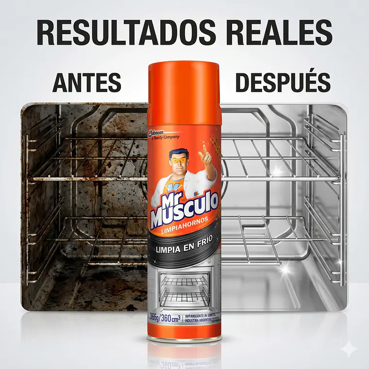 Limpiador De Hornos Mr. Musculo 360 Ml 6