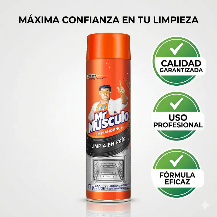 Limpiador De Hornos Mr. Musculo 360 Ml 7