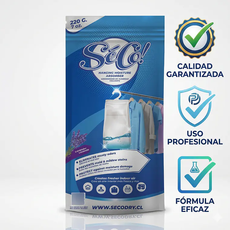 Absorbente Humedad Colgante Seco 220 Gr 6