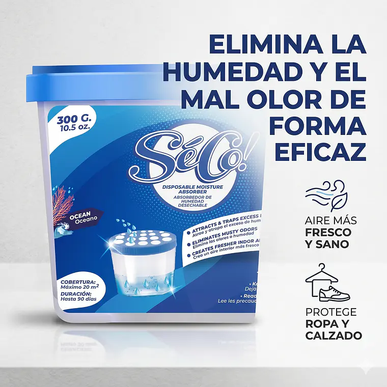 Absorbedor De Humedad Desechable 300gr 2