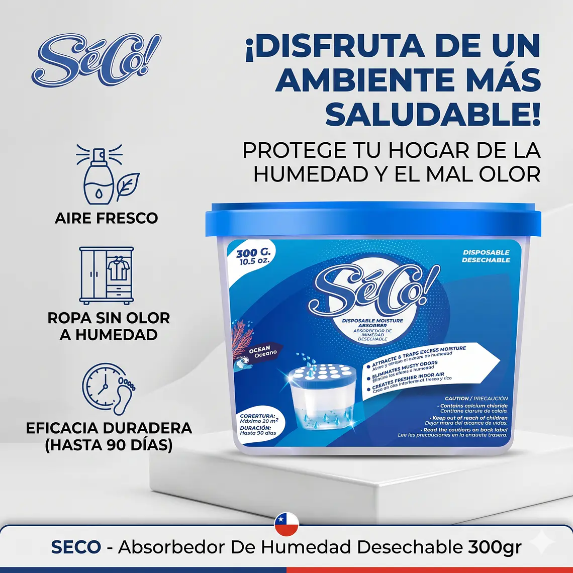 Absorbedor De Humedad Desechable 300gr 4