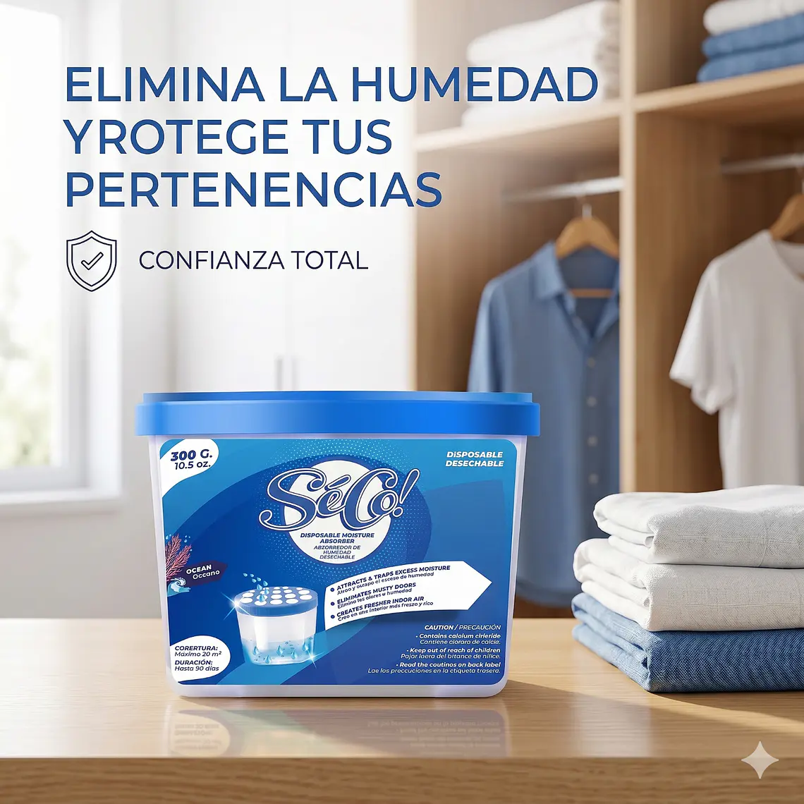Absorbedor De Humedad Desechable 300gr 6
