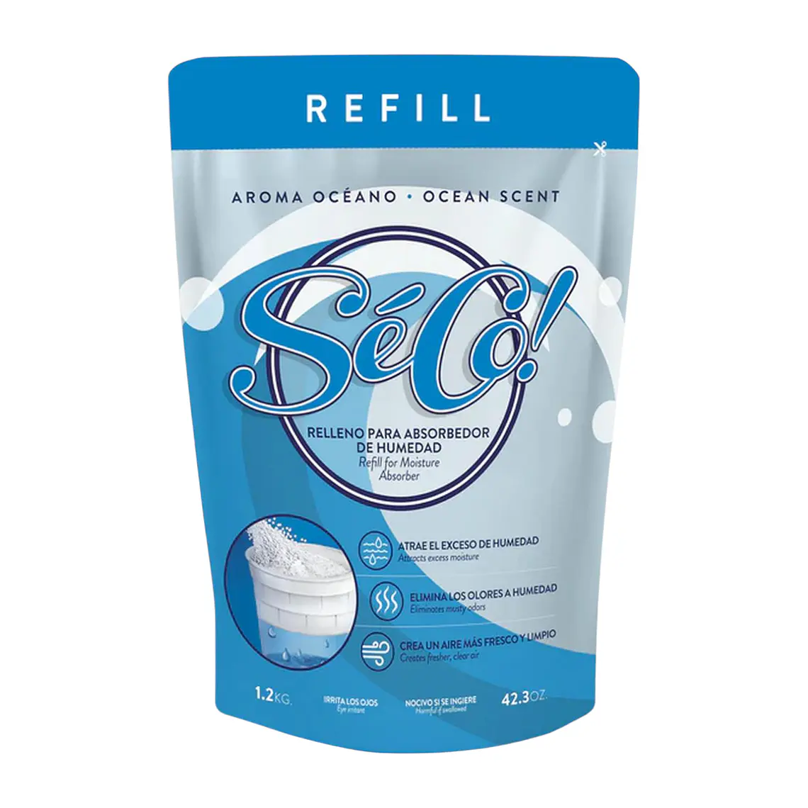 Recarga Absorbedor De Humedad Seco 1.2kg 1