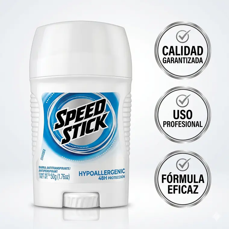 Desodorante barra Speed Stick Hipoalergénico 50gr 5