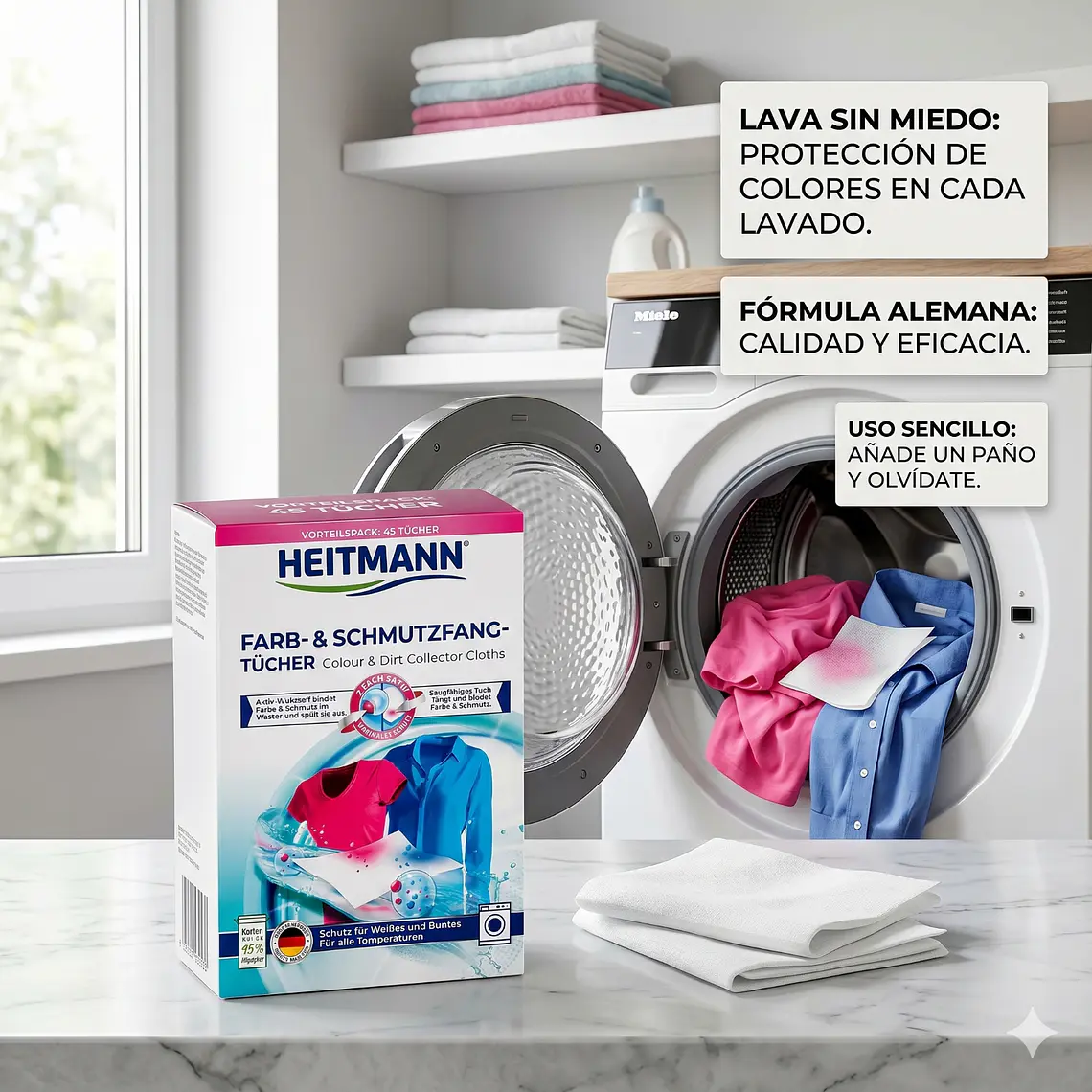 Paños Capturadores Color Heitmann 45 Unidades 5