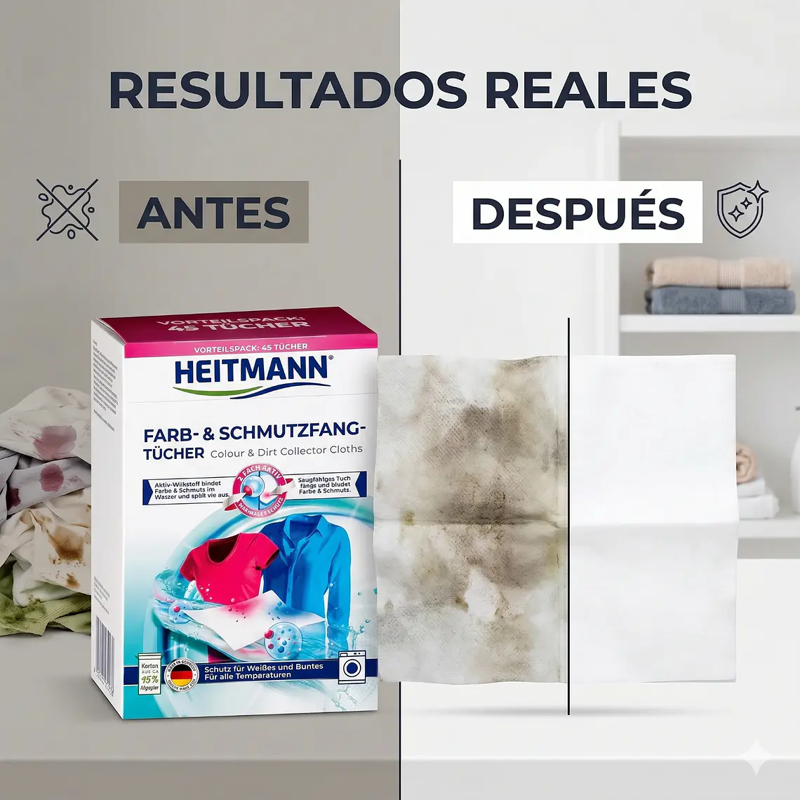 Paños Capturadores Color Heitmann 45 Unidades 6