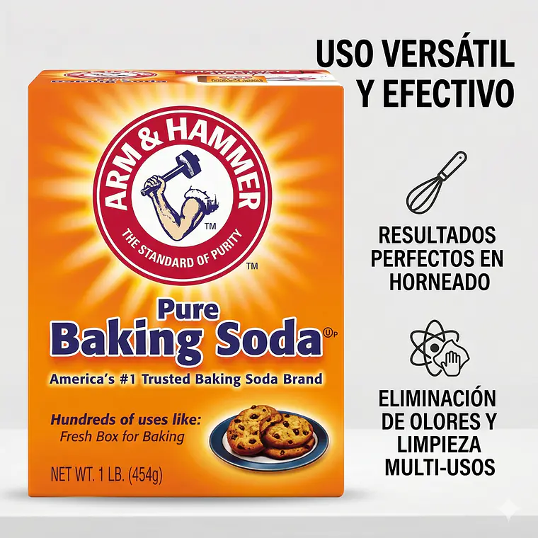 Bicarbonato De Sodio Arm & Hammer 454g 2
