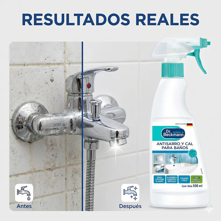 Limpiador Antisarro y Cal Baños Dr. Beckmann 500ml 6