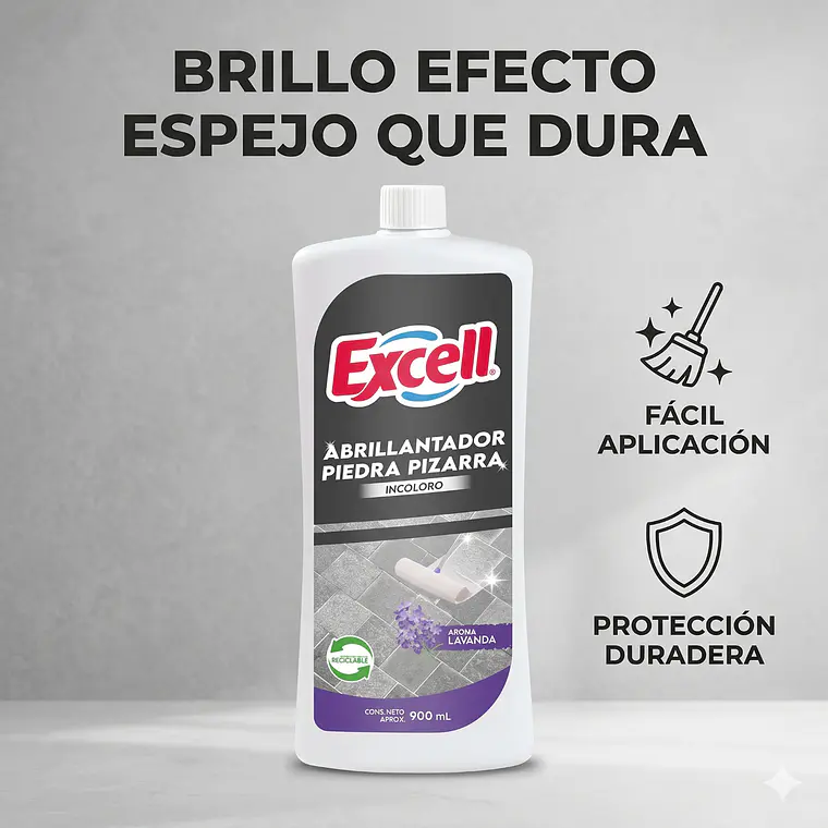 Abrillantador Piedra Pizarra Excell 900ml 2
