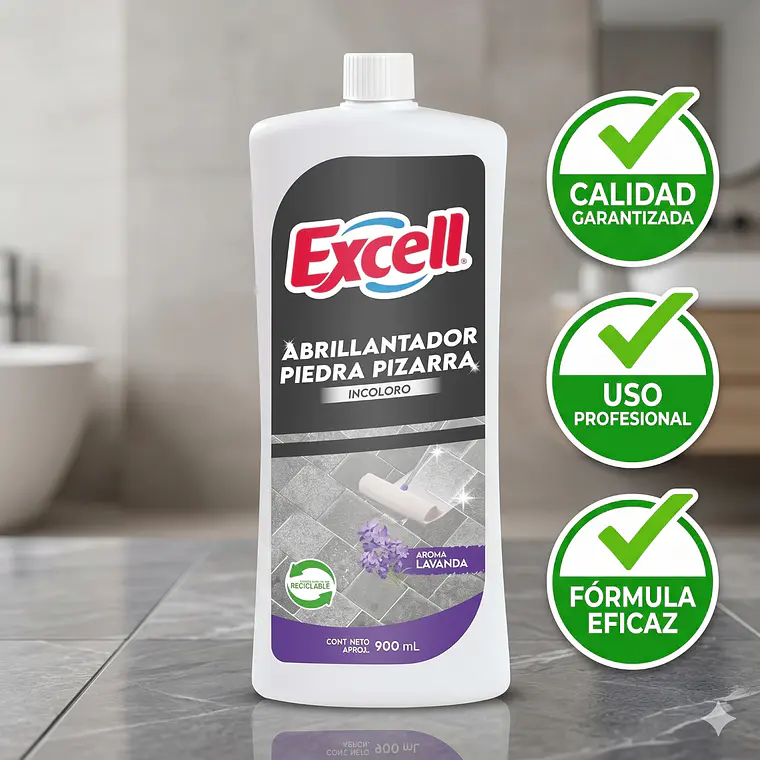 Abrillantador Piedra Pizarra Excell 900ml 5