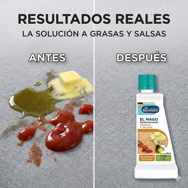 Quitamanchas Grasas Y Salsas Dr. Beckmann 50 Ml 5