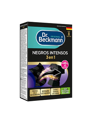 Toallitas Negros Intensos Dr. Beckmann 8 Un