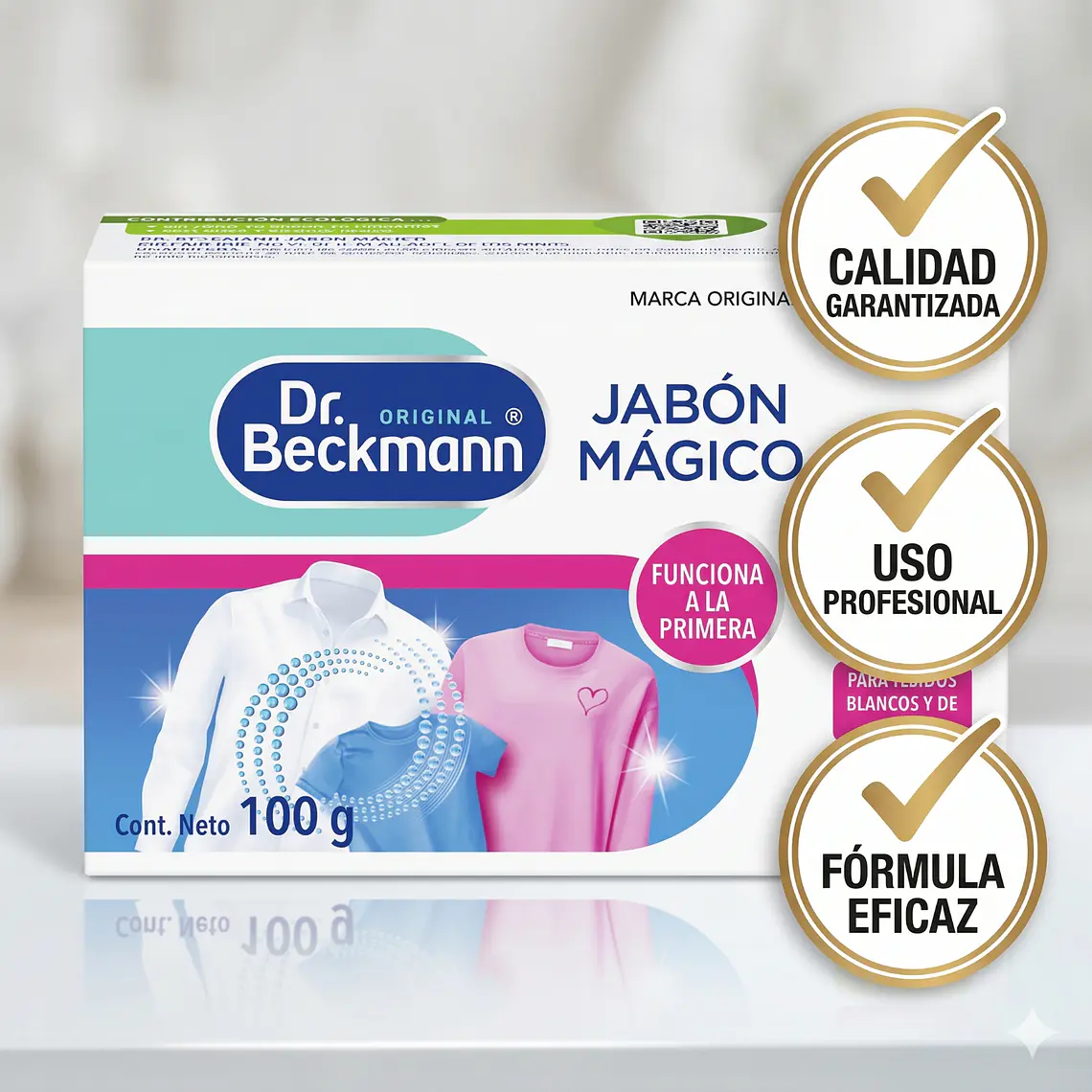 Jabón Mágico Quitamanchas Para Ropa Y Tapicería 100grs 6