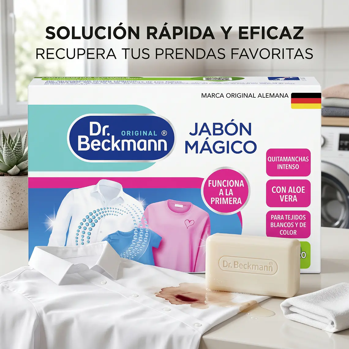 Jabón Mágico Quitamanchas Para Ropa Y Tapicería 100grs 7