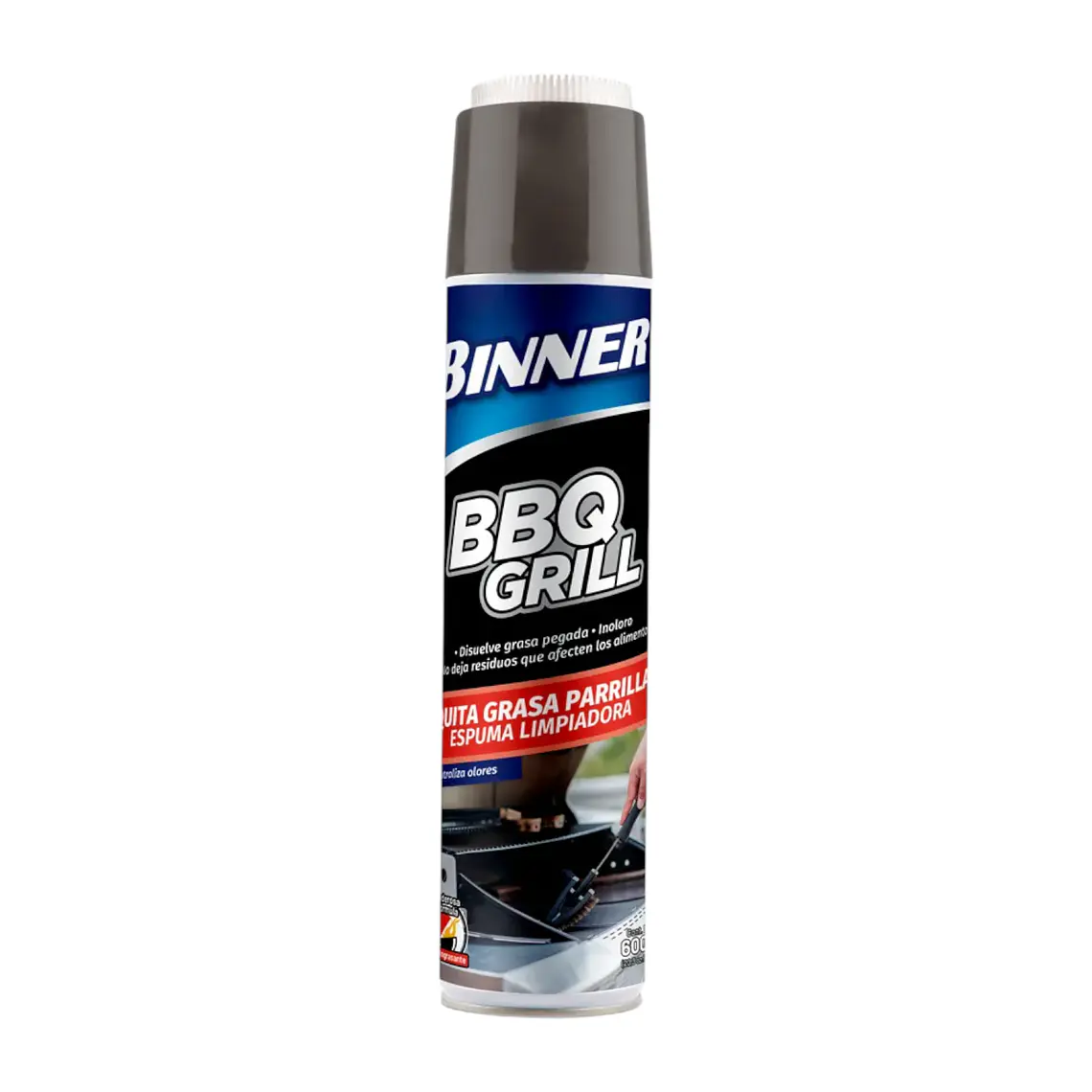 Limpiador Quita Grasa Bbq Grill Binner 600ml 1
