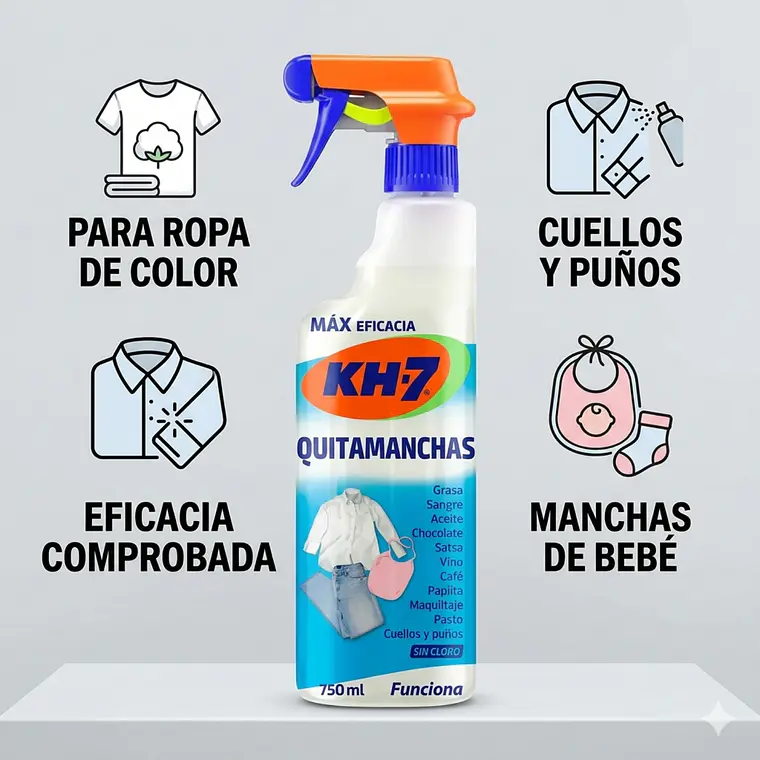 Quitamanchas Prelavado Gatillo KH-7 750ml 4