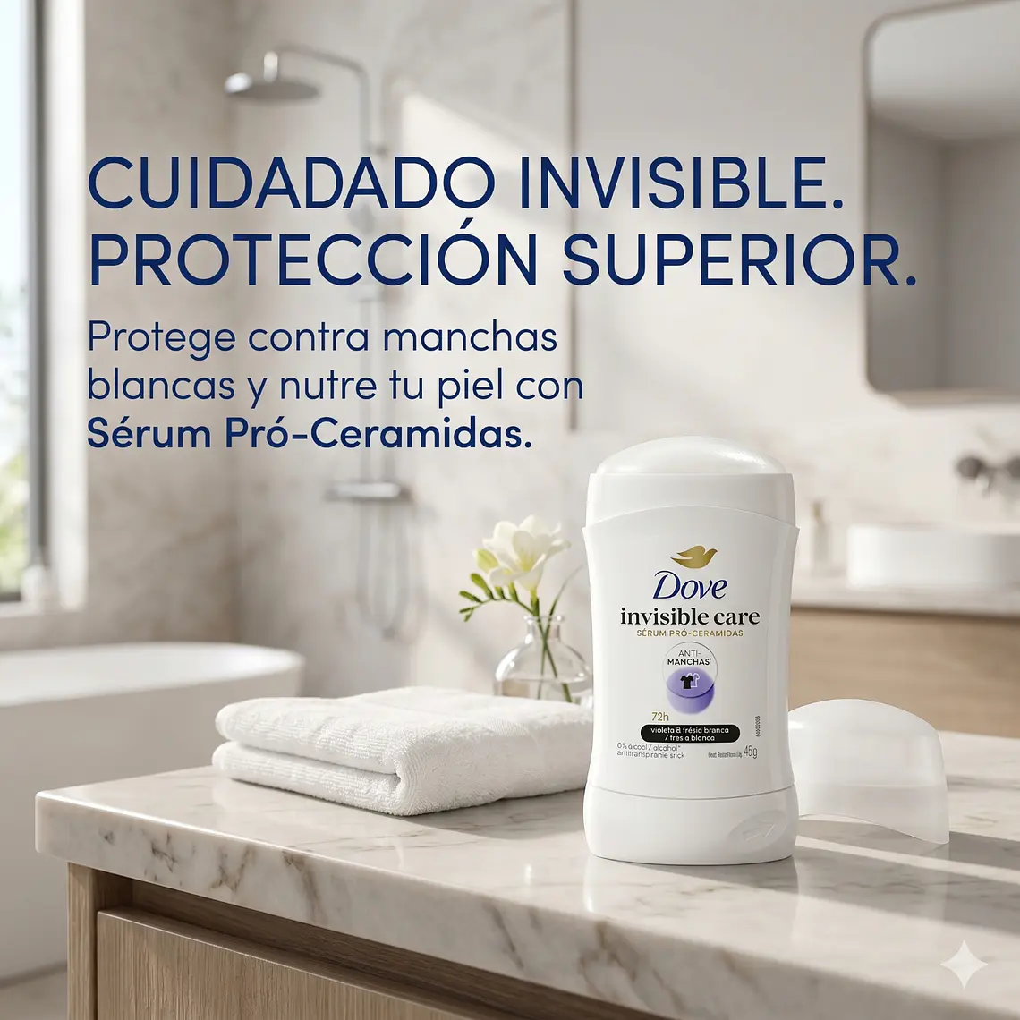 Dove Antitranspirante Invisible Dry 45g No Deja Manchas 2