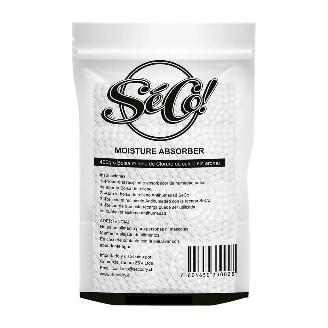 Recarga Antihumedad 400g SecoDry Clóset Hogar 1