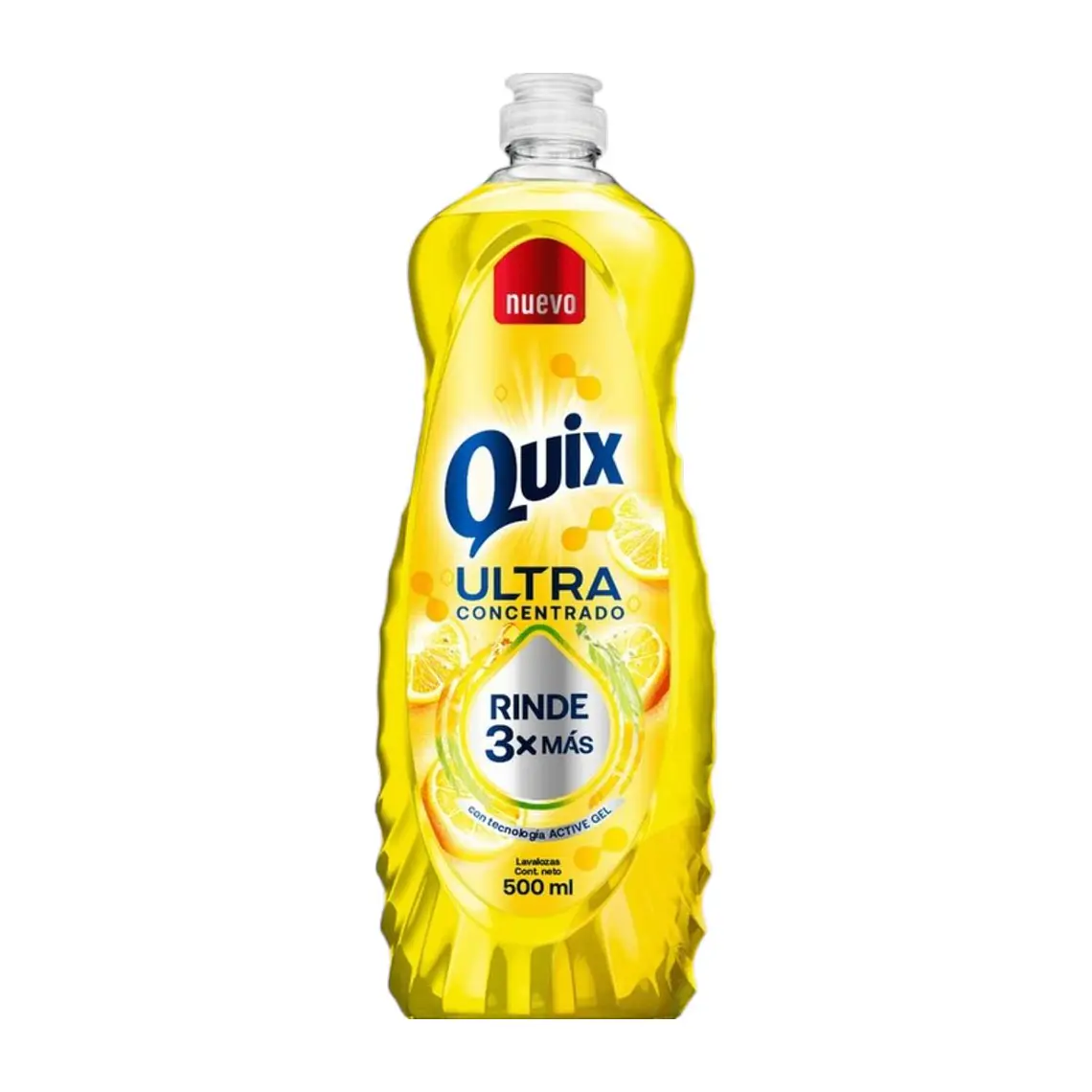 Lavaloza Quix Amarillo 500 ml Alto Poder Desengrasante 1