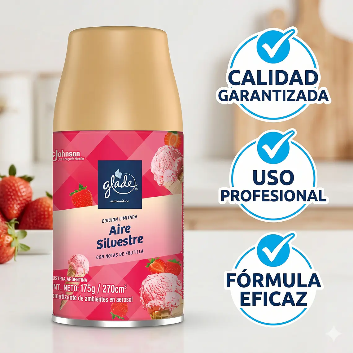 Recarga Glade Automatico Aire Silvestre 175gr 5