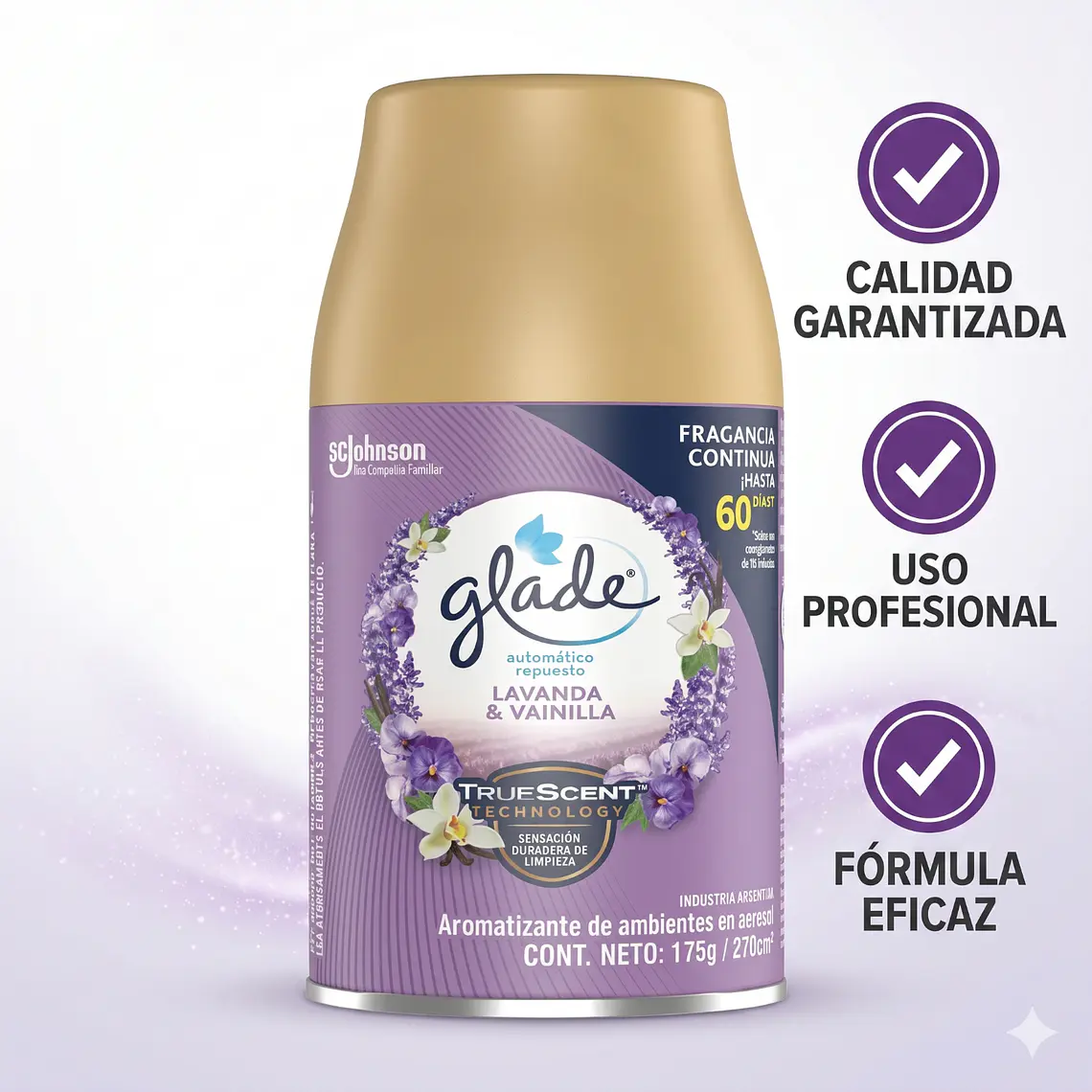 Recarga Glade Automático Lavanda & Vainilla 175g 6