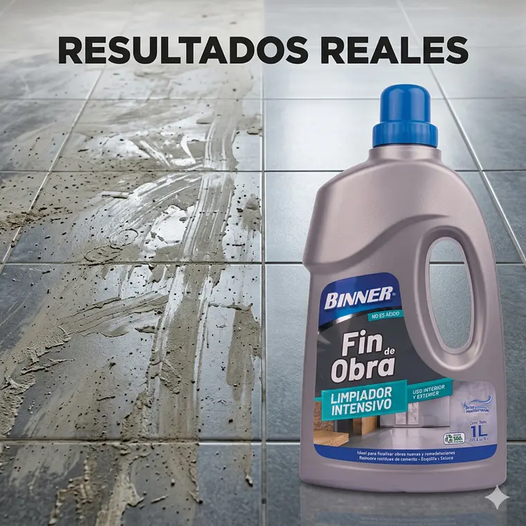 Limpiador Removedor Fin De Obras Binner 1l 5