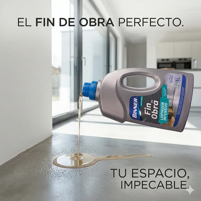 Limpiador Removedor Fin De Obras Binner 1l 7
