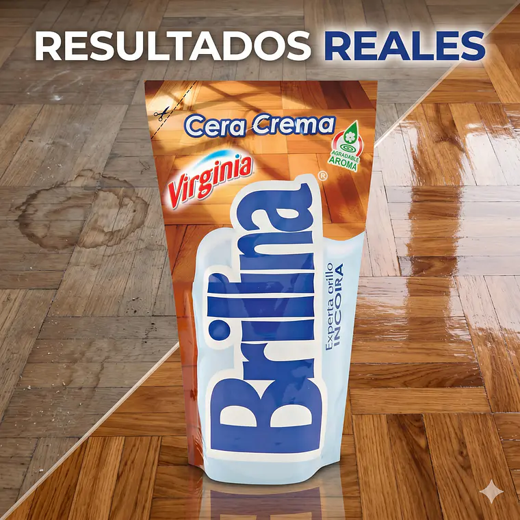 Cera Piso Incolora Brillina 340cc 6