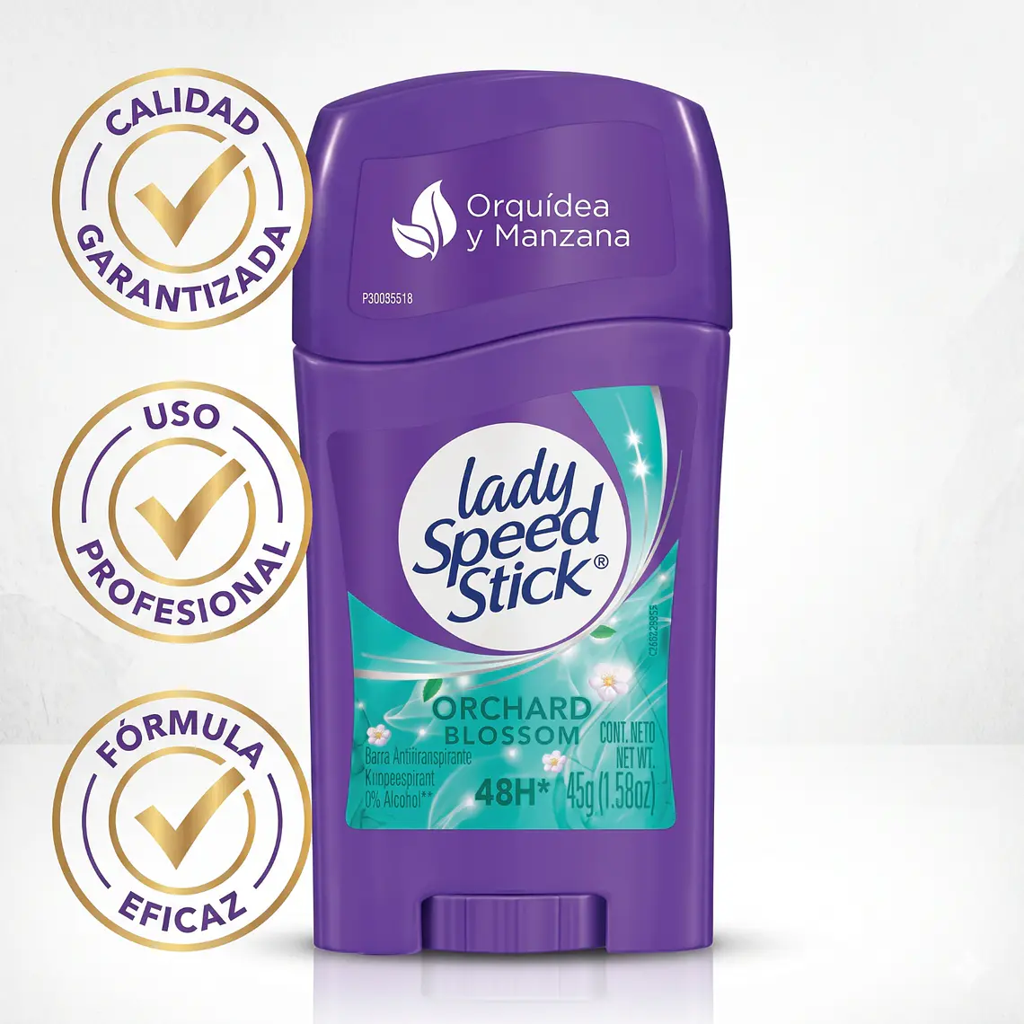 Desodorante barra Lady Speed Stick Orchard Blossom 45gr 5