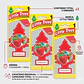 Aromatizante Pino Strawberry Little Trees Pack X 3unid - Miniatura 4