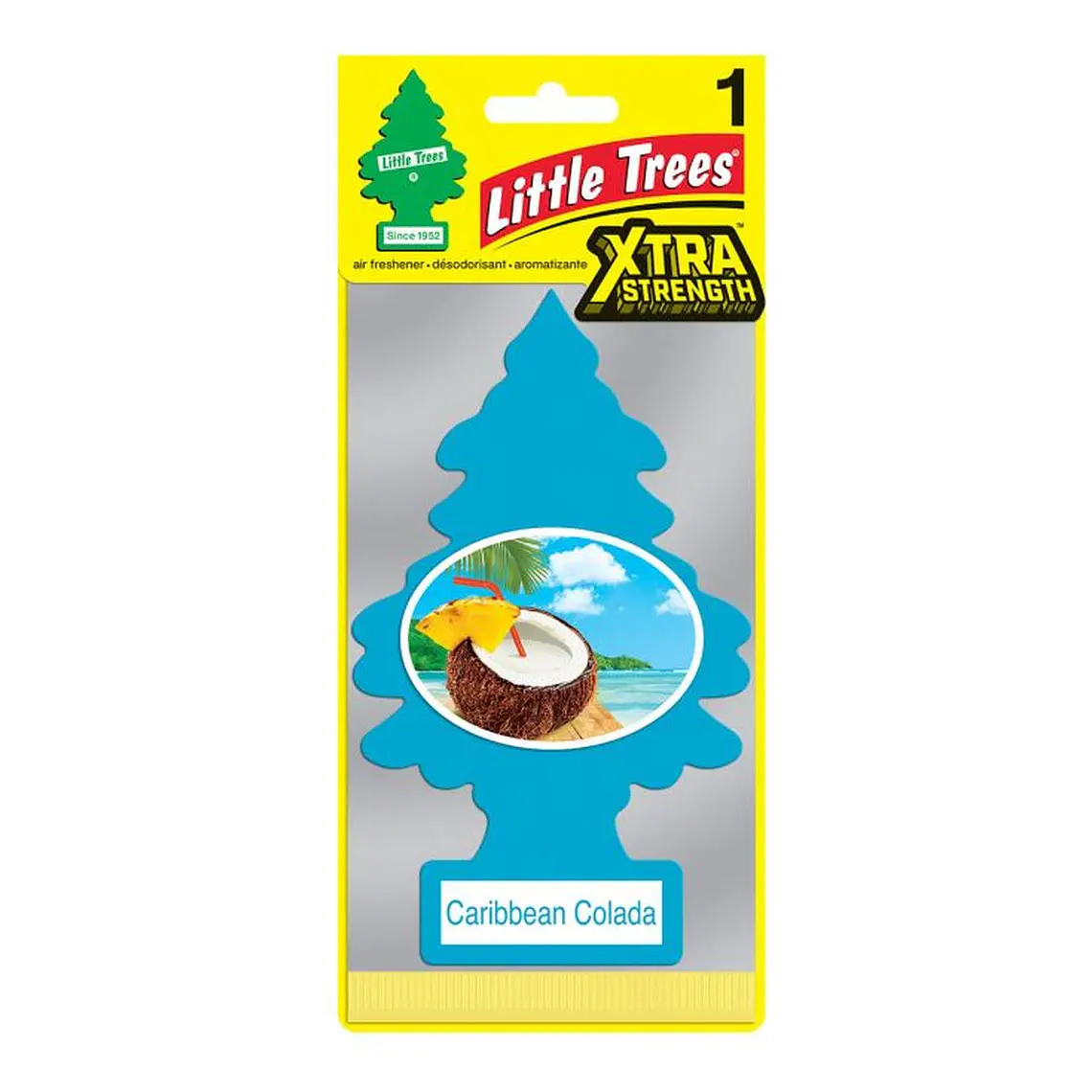 Aromatizante Pino Caribbean Colada Little Trees Pack X 3unid 2