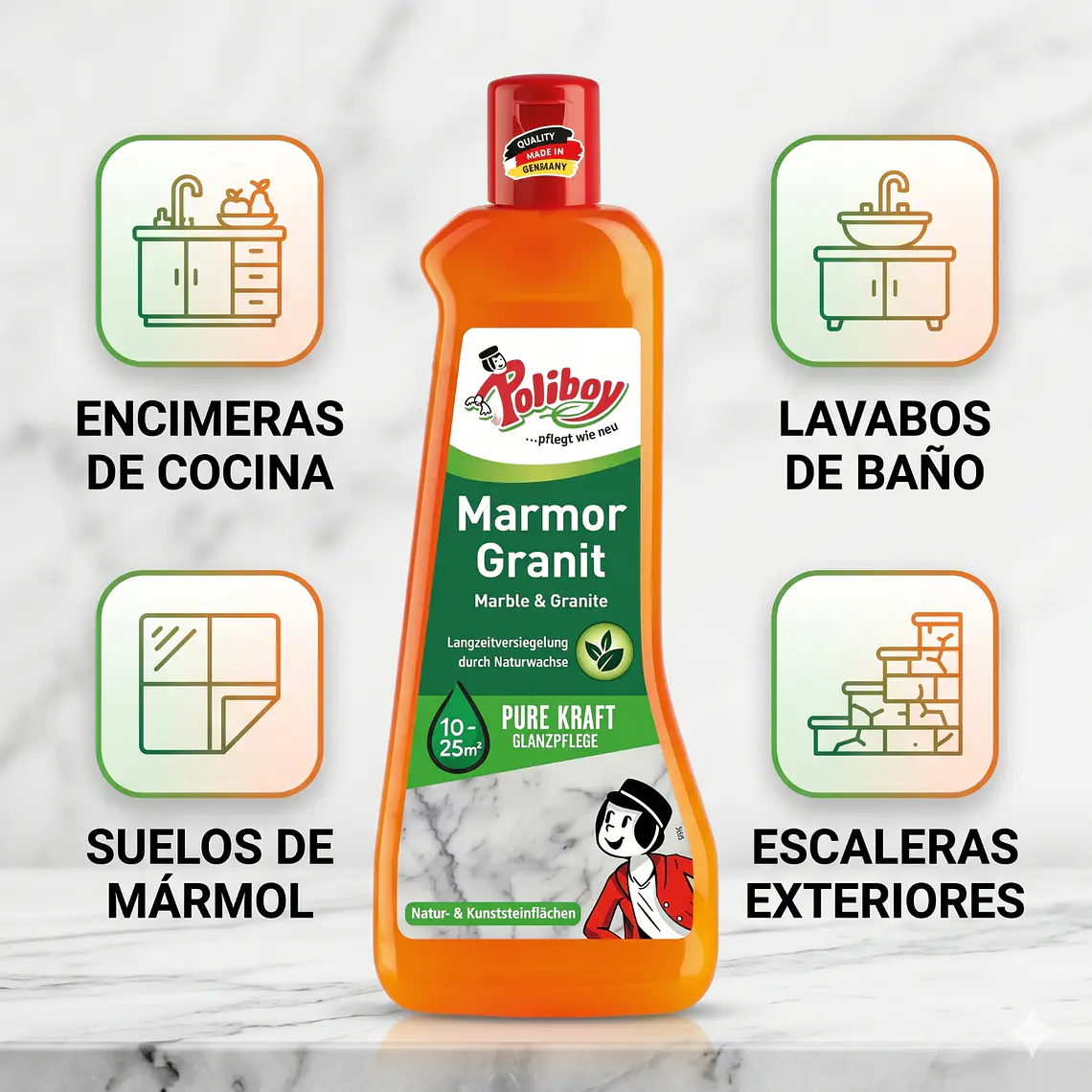 Limpiador De Marmol Y Granito Poliboy 500ml 3