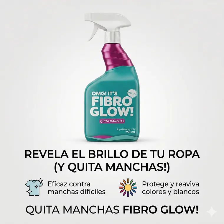 Quita Manchas Ropa Blanca Color Fibro Glow 750ml 2