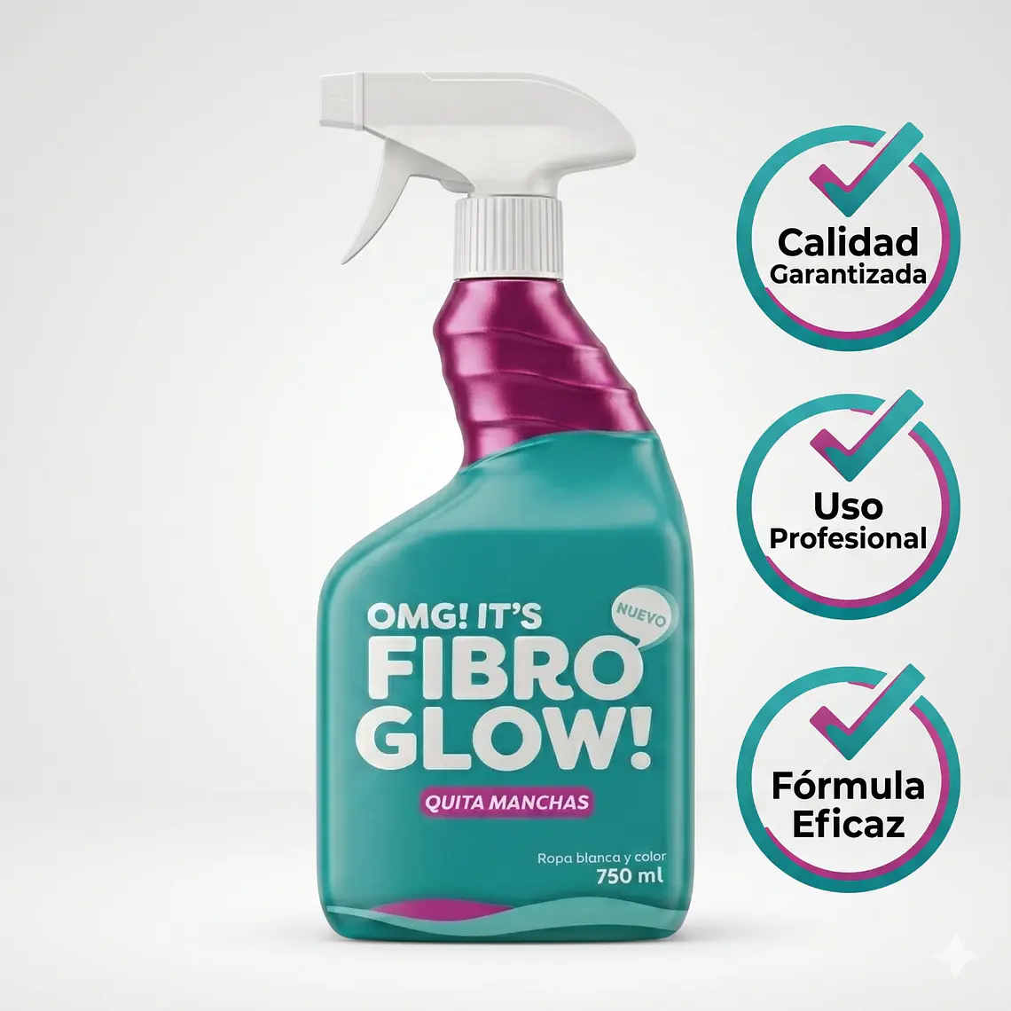 Quita Manchas Ropa Blanca Color Fibro Glow 750ml 5