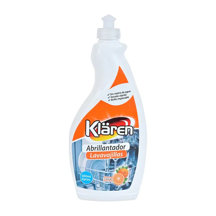 Abrillantador Lavavajillas Klaren 500ml Naranja 1