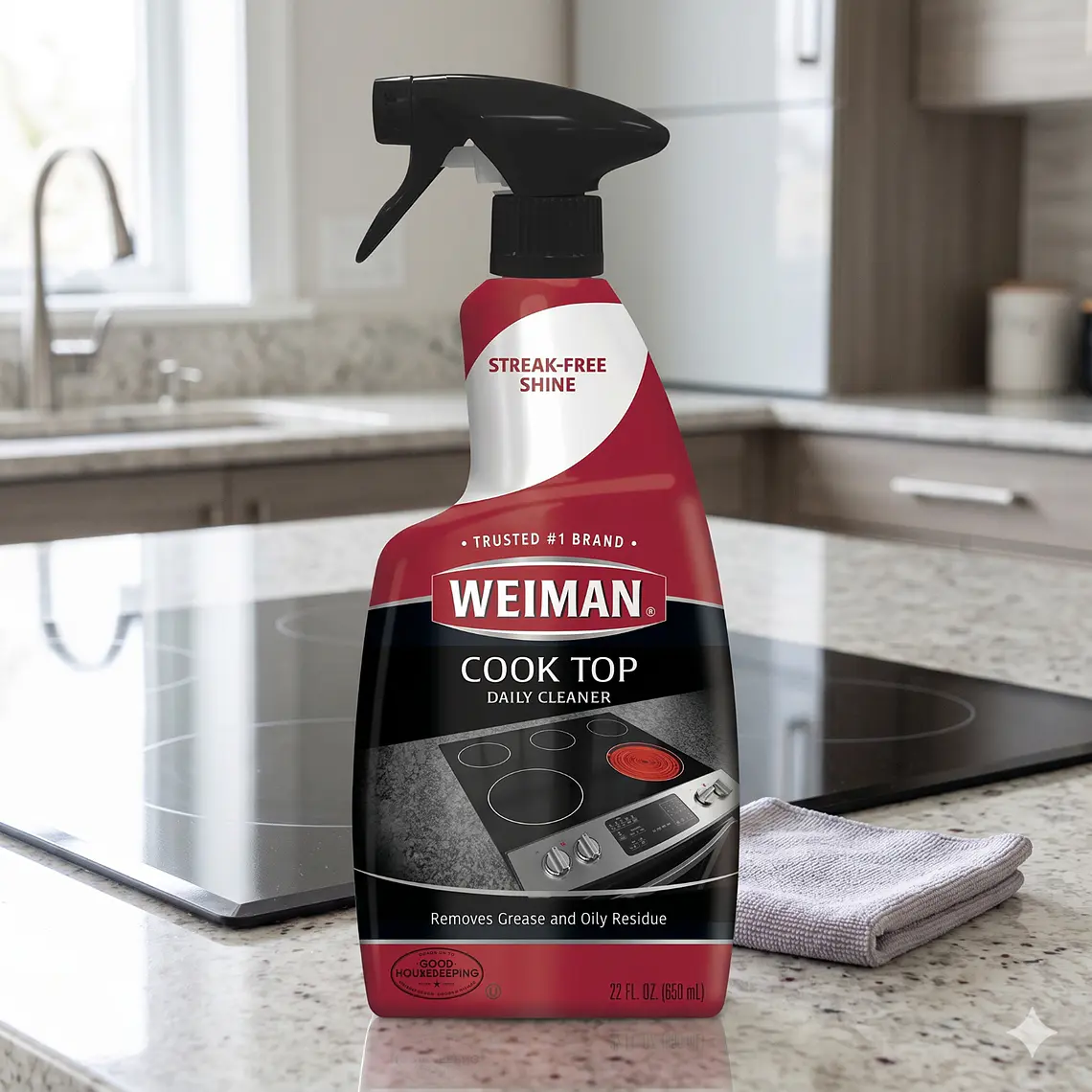 Limpiador Vitrocerámica e Inducción Weiman 650ml 7