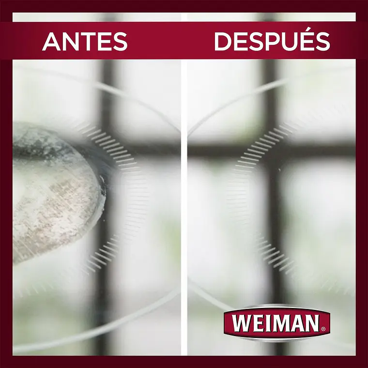 Limpiador Vitrocerámica Weiman 425ml + 3 Esponjas 5