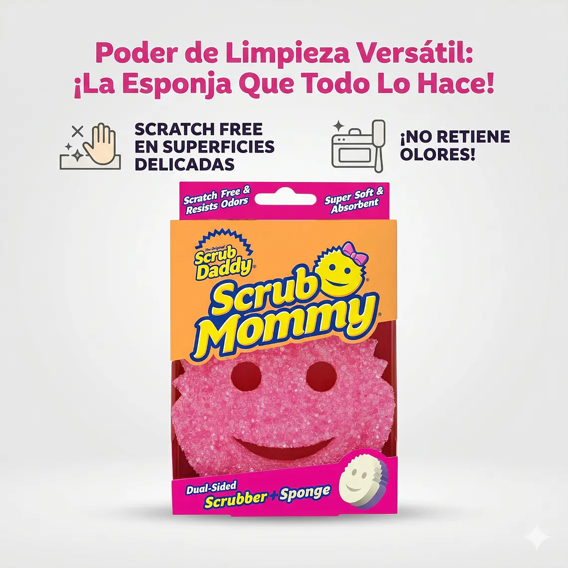 Esponja Scrub Mommy 1 Unidad 2