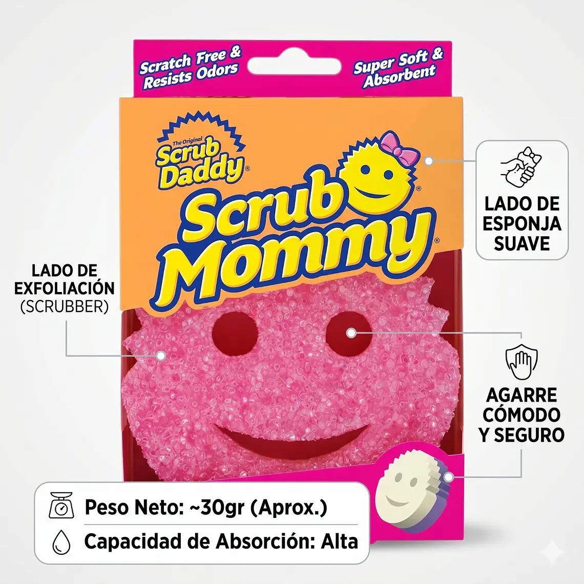 Esponja Scrub Mommy 1 Unidad 4